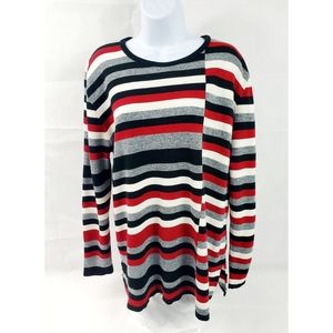 GUC Karen Lessly Striped Knit Top